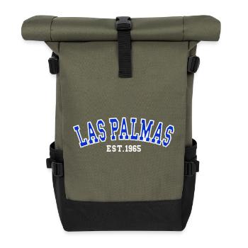 Las Palmas Est. 1965 - Roll Top Backpack - olive/black - Front