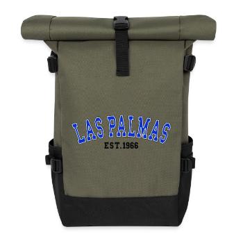 Las Palmas Est. 1966 - Roll Top Backpack - olive/black - Front