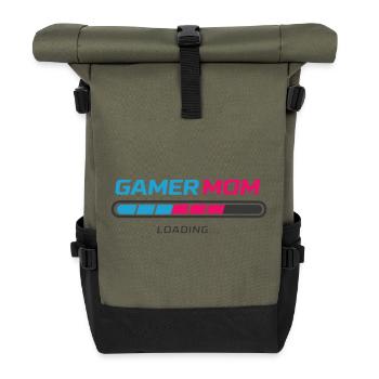 Baret de chargement Gamer Mom - Sac à dos roll top - olive/noir - Devant