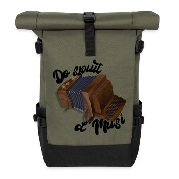 Harmonica - Do spuit d'Musi | ZiachON! - Roll Top Backpack - olive/black - Front
