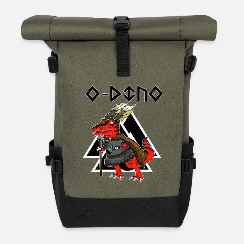 Odin - Sac à dos roll top - olive/noir