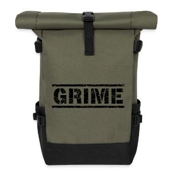 Grime - Rolltop Rucksack - Olive/Schwarz - Vorne