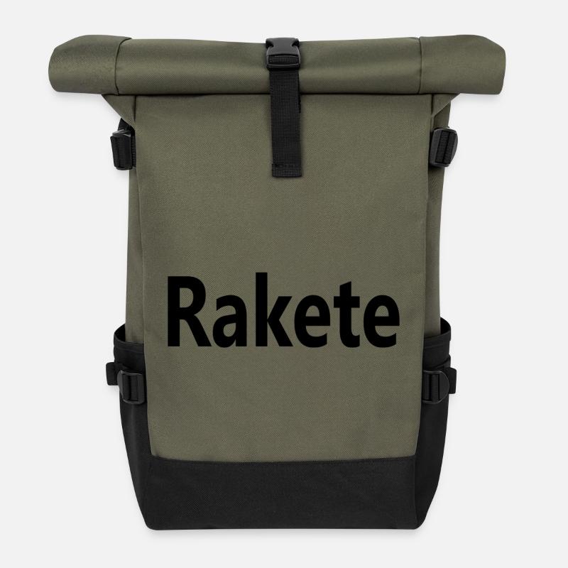Rakete - Rolltop Rucksack - Olive/Schwarz