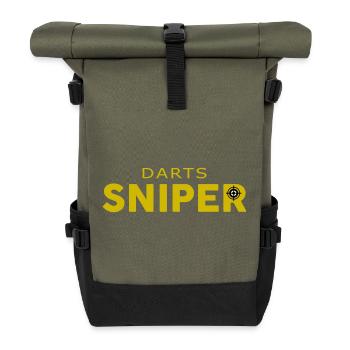 Darts Sniper - Roll Top Backpack - olive/black - Front