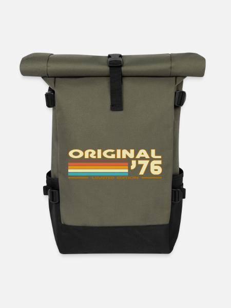 1976 - Rolltop Rucksack - Olive/Schwarz