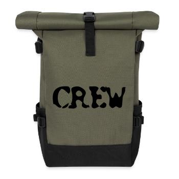 CREW - Sac à dos roll top - olive/noir - Devant