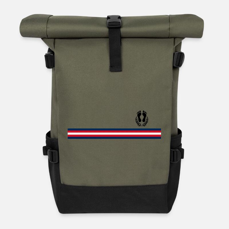 Pied Noir - Rolltop Rucksack - Olive/Schwarz