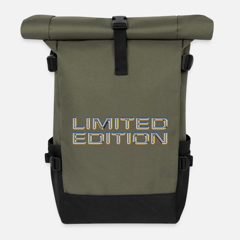 Édition limitée - Sac à dos roll top - olive/noir