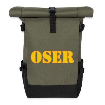 WAG U - Rolltop Rucksack - Olive/Schwarz - Vorne