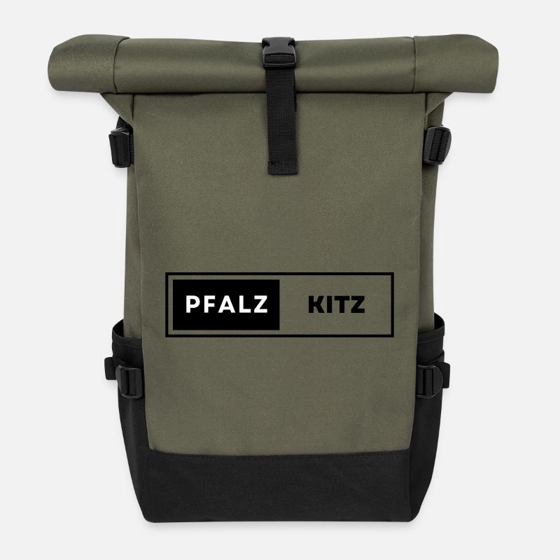 Lauser - Sac à dos roll top - olive/noir
