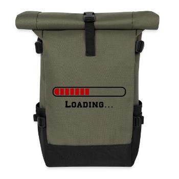 Loading - Roll Top Backpack - olive/black - Front