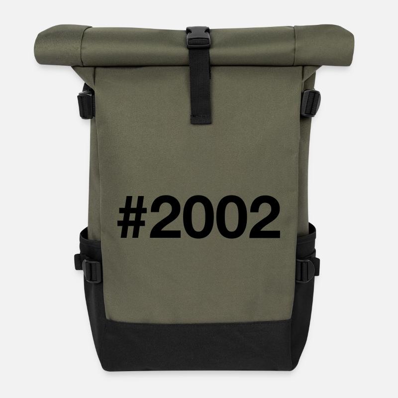 2002 Né à 24 ans 24e anniversaire - Sac à dos roll top - olive/noir