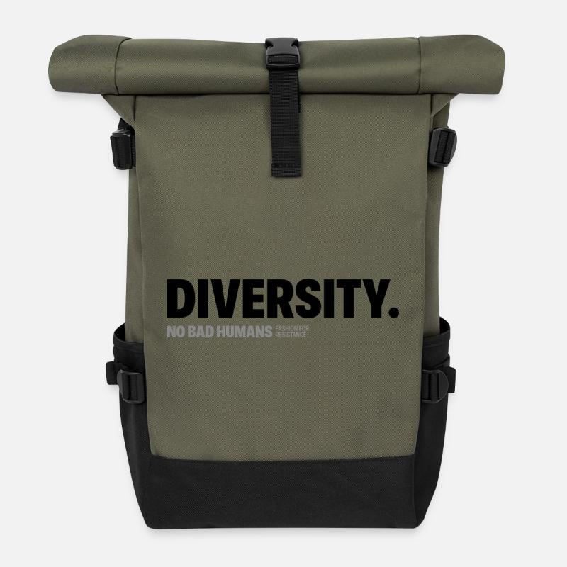Diversity - Rolltop Rucksack - Olive/Schwarz