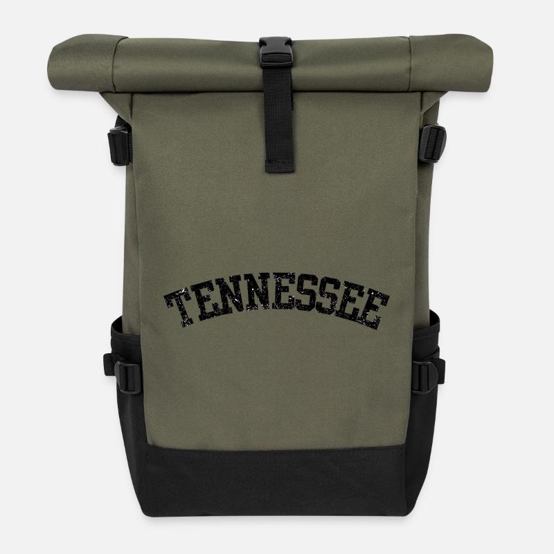 Tennessee - Sac à dos roll top - olive/noir