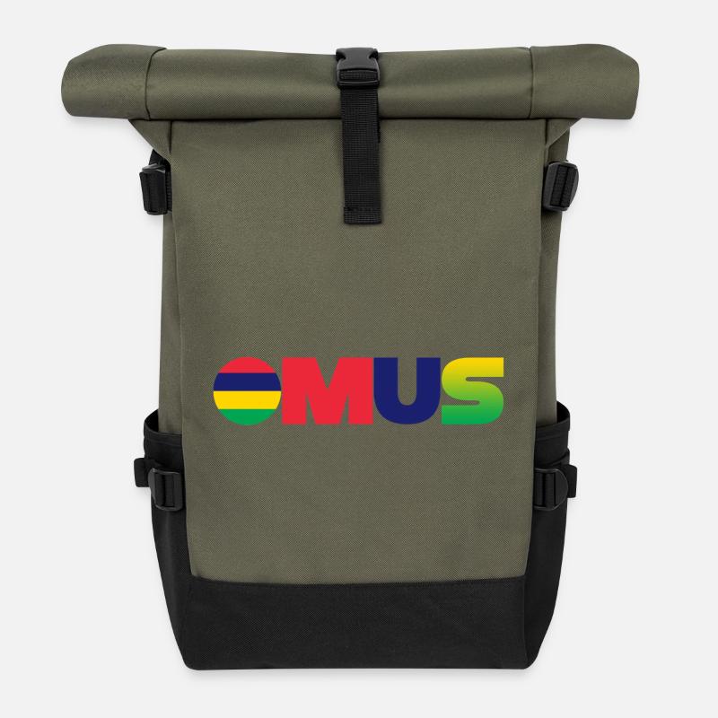 Maurice - Sac à dos roll top - olive/noir