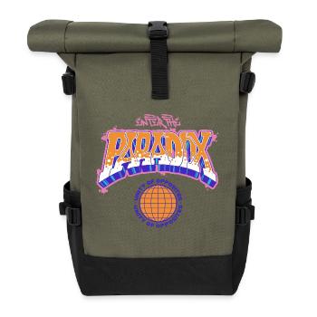 Paradox Graffiti T-Shirt - Roll Top Backpack - olive/black - Front
