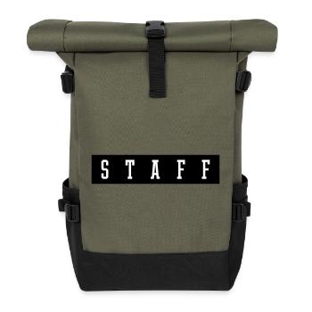 Staff - Rolltop Rucksack - Olive/Schwarz - Vorne