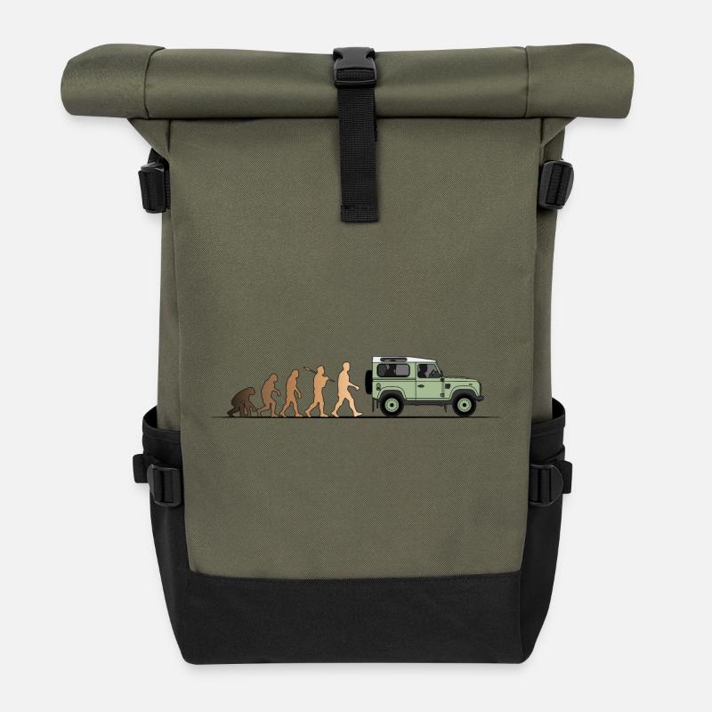 Defender Evolution 90 Couleur - Sac à dos roll top - olive/noir