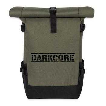 Darkcore - Roll Top Backpack - olive/black - Front