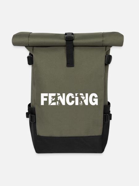 Fechten Fechter - Rolltop Rucksack - Olive/Schwarz