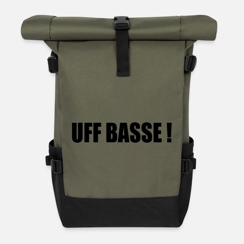 UFFBASSE! - Rolltop Rucksack - Olive/Schwarz