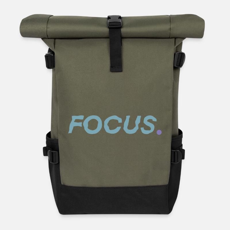 Focus - Rolltop Rucksack - Olive/Schwarz