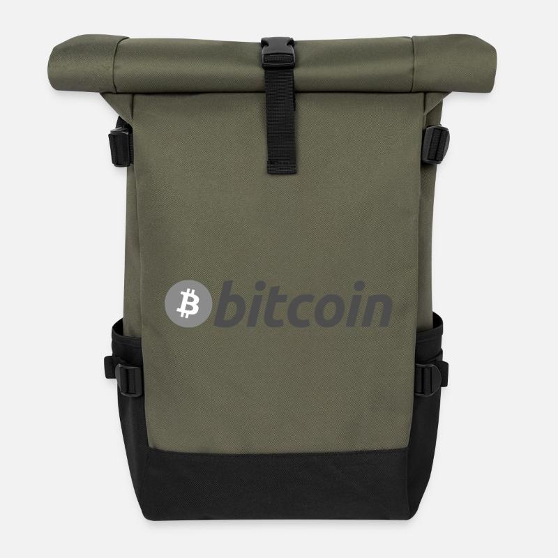 Hodel - Sac à dos roll top - olive/noir