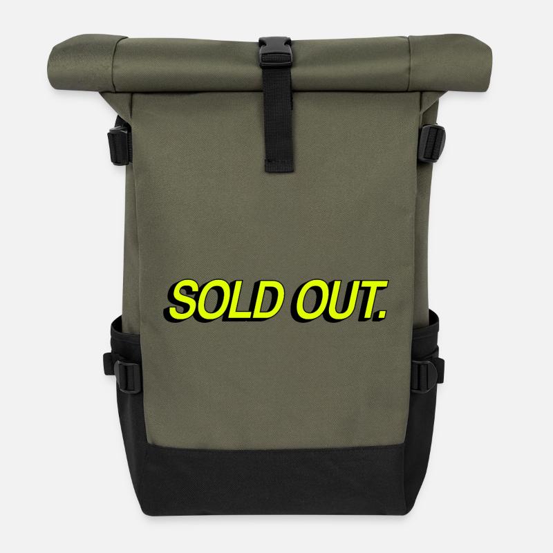 Sold Out - Rolltop Rucksack - Olive/Schwarz