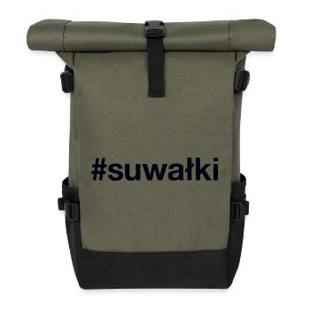SUWALKI Poland Polska Polen - Roll Top Backpack - olive/black - Front