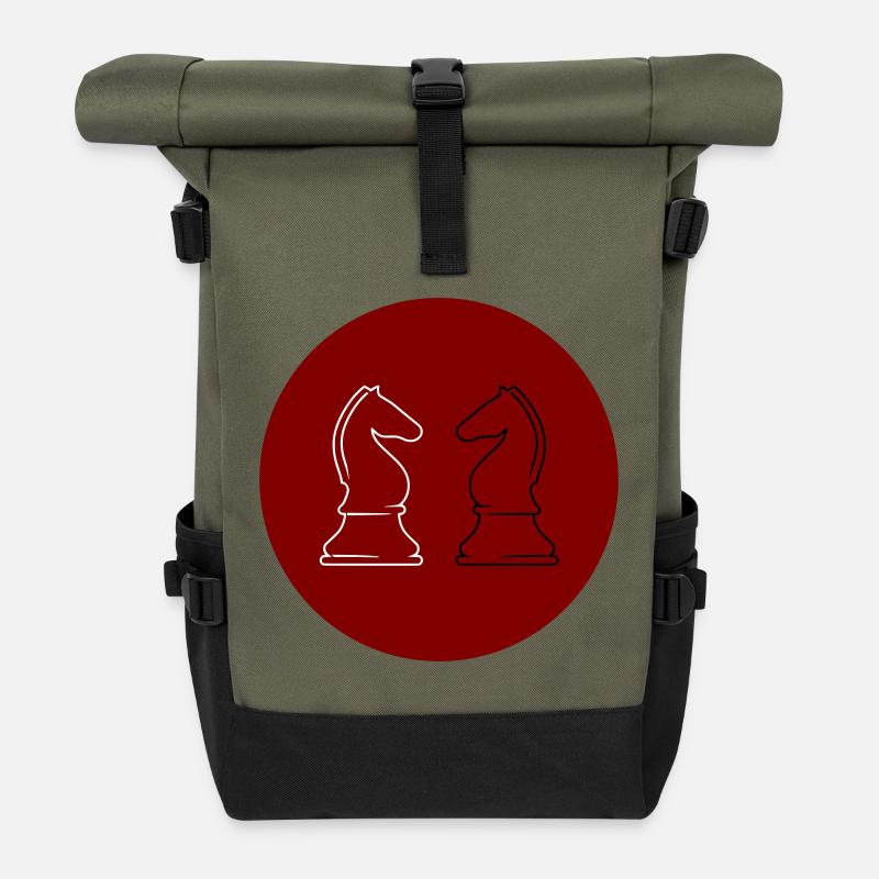Chess 2Springer - Roll Top Backpack - olive/black