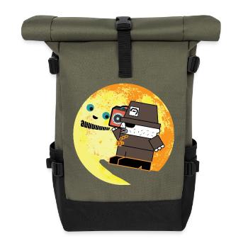 Pixel P.I. Poursuite à la Lune - Sac à dos roll top - olive/noir - Devant