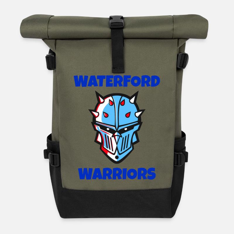 Waterford Warriors Ireland - Roll Top Backpack - olive/black