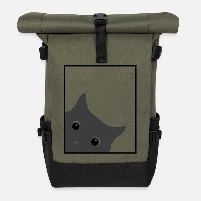 Schrödingers Katze - Rolltop Rucksack - Olive/Schwarz