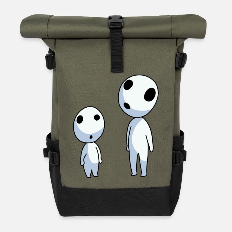 Esprits de la forêt - Sac à dos roll top - olive/noir