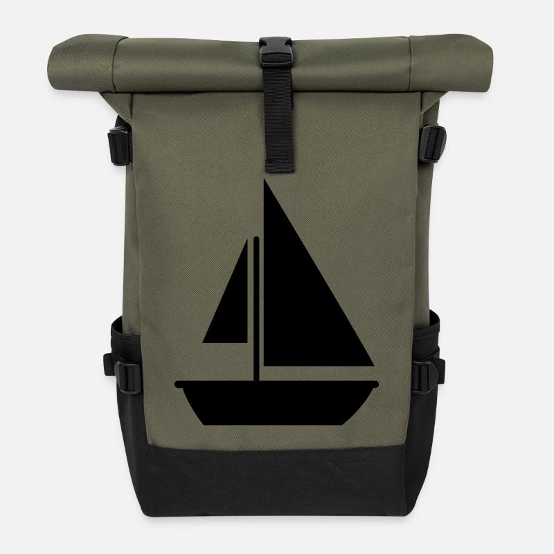 Voile - Sac à dos roll top - olive/noir