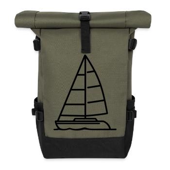 Katamaran - Rolltop Rucksack - Olive/Schwarz - Vorne