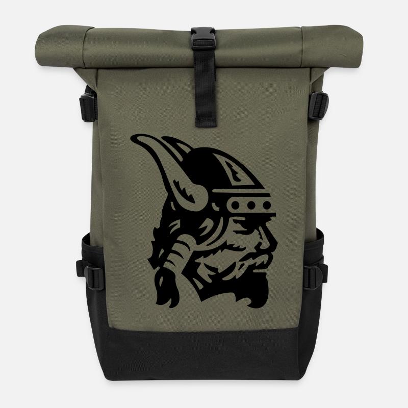 wicking1 - Sac à dos roll top - olive/noir