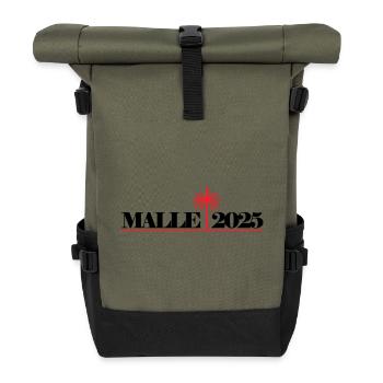 Malle 2025 Palme Mallorca - Rolltop Rucksack - Olive/Schwarz - Vorne