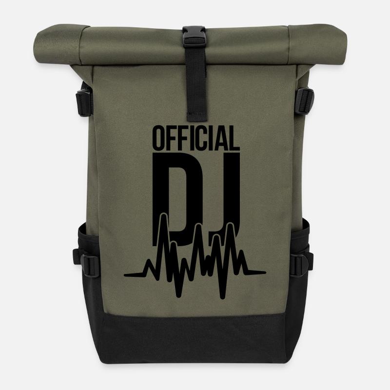 dj - Rolltop Rucksack - Olive/Schwarz