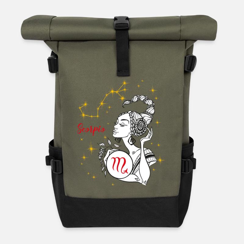 Scorpio - Rolltop Rucksack - Olive/Schwarz