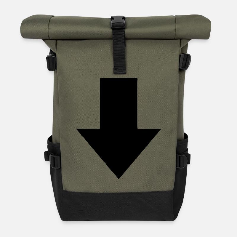 Pfeil - Rolltop Rucksack - Olive/Schwarz