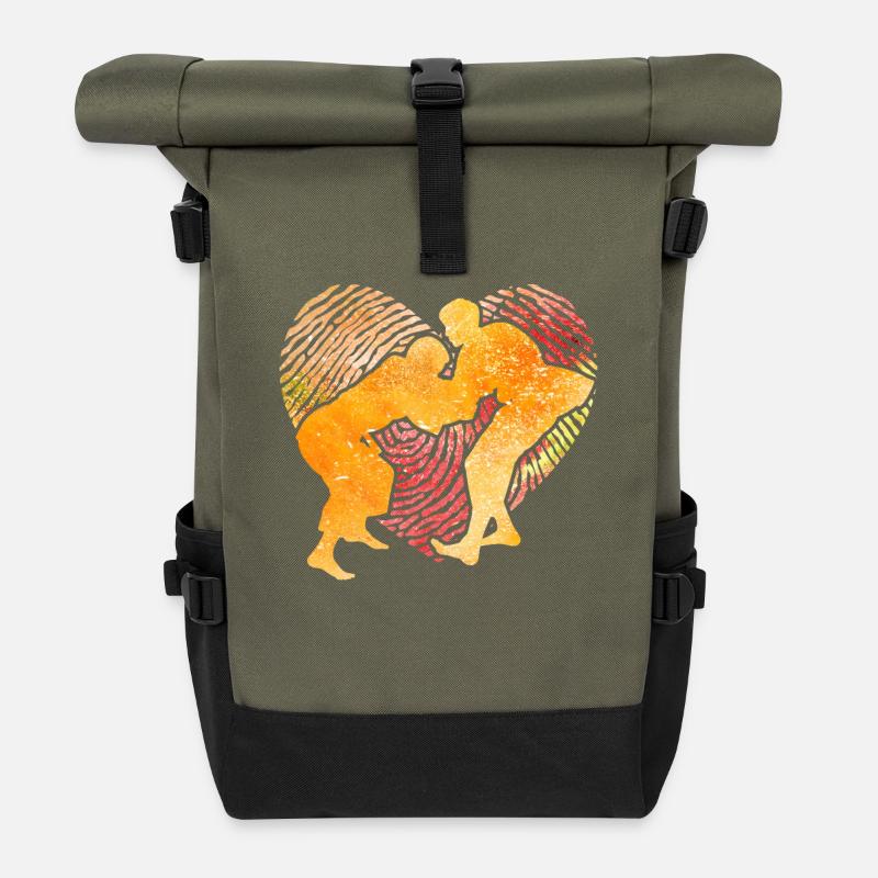 Judo - Rolltop Rucksack - Olive/Schwarz
