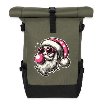 Cool Sigma Santa Joie de Noël - Sac à dos roll top - olive/noir - Devant
