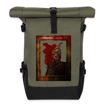 Gjergj Kastrioti - Sac à dos roll top - olive/noir - Devant