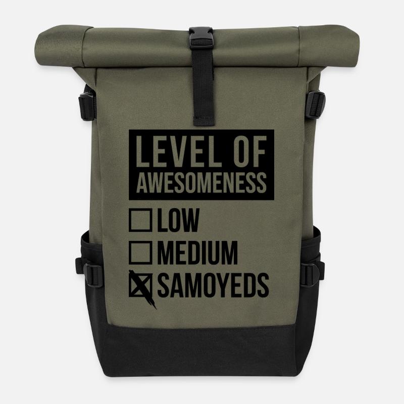 Samojeden - Rolltop Rucksack - Olive/Schwarz