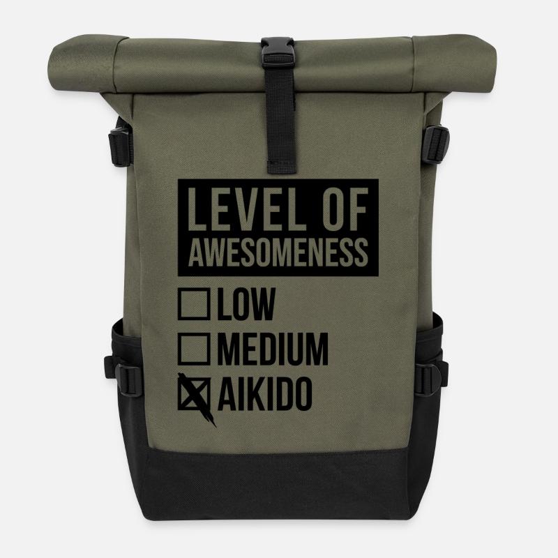 Aikido - Roll Top Backpack - olive/black