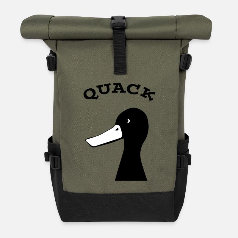 Ente - Rolltop Rucksack - Olive/Schwarz