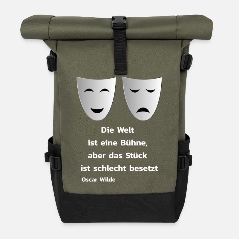 Theater - Rolltop Rucksack - Olive/Schwarz