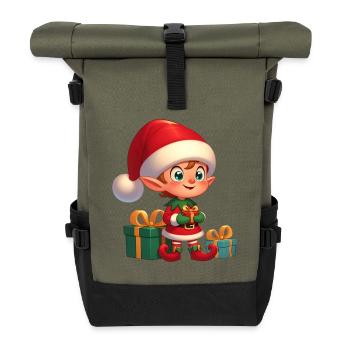 Elf 1 - Roll Top Backpack - olive/black - Front