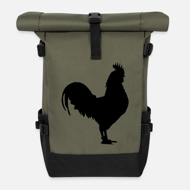 Hahn - Rolltop Rucksack - Olive/Schwarz